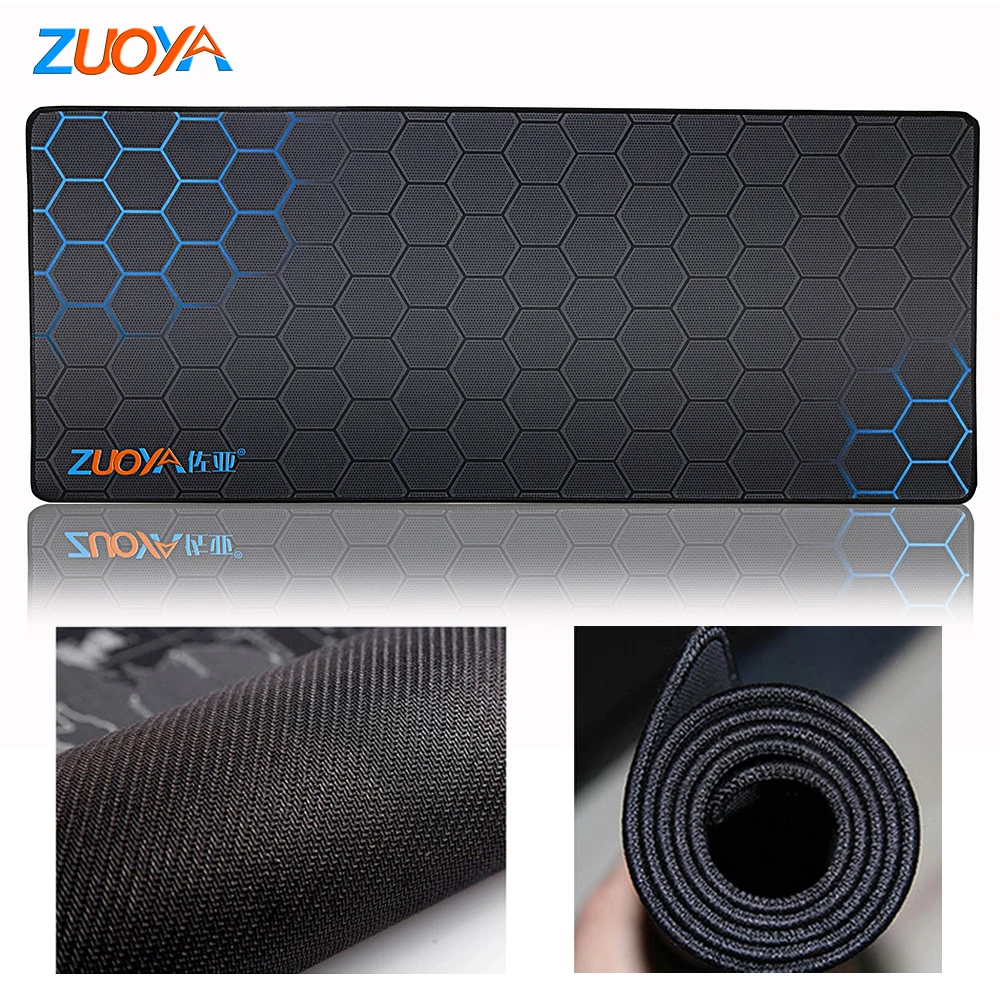 ZUOYA Hot Sell Extra Large Mouse Pad Gaming Mousepad Anti-slip Natural Rubber with Locking Edge Gaming Mouse Mat