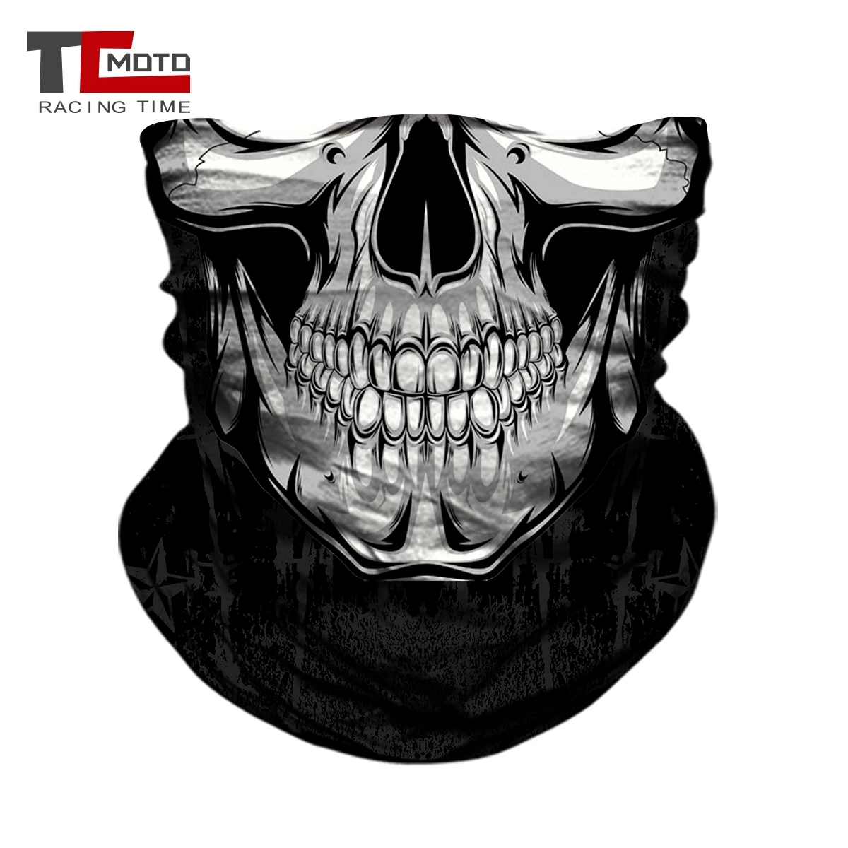 Balaclava para motociclismo, máscara para o rosto de fantasma, bandana, com caveira, proteção para o rosto