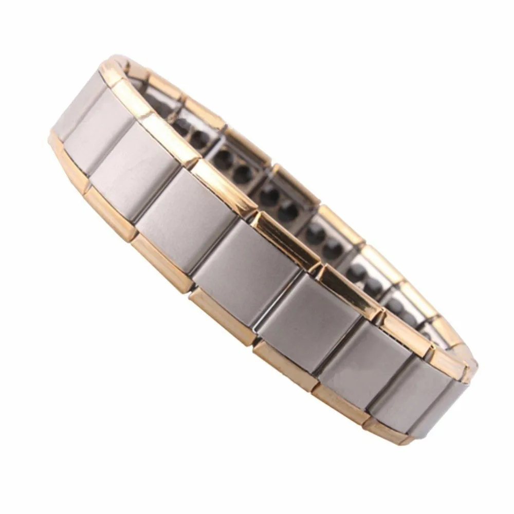 2019 Newest Hot Sell Fashion Stainless Steel Tourmaline Magnetic Bracelets for Women Men Male Bio Health Care Bracelet & Bangle