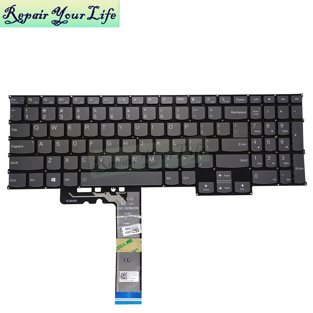 

Computer pc English keyboard for Lenovo xiaoxin Pro 16 16A 16L Air 15 PO5SXB US QWERTY laptop replacement keyboards SN21B41042