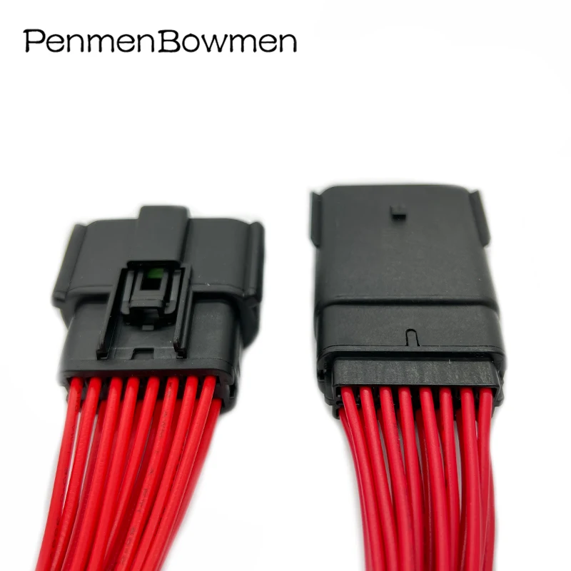 16Pin Auto Headlight Plug Waterproof Female Male Electronic Connector Wiring Harness For Ford Mondeo 33472-1601 33482-1601