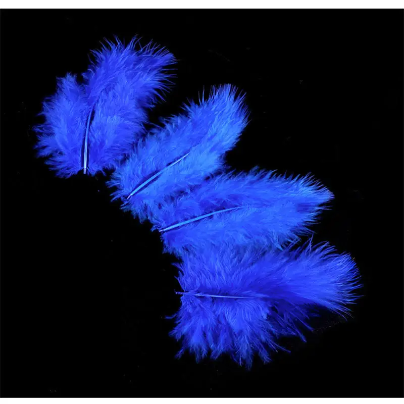 100PCs Natural Goose Feathers 7-10cm Small Floating Colourful Swan Feather Plume For Craft Wedding Jewelry Home Decoration