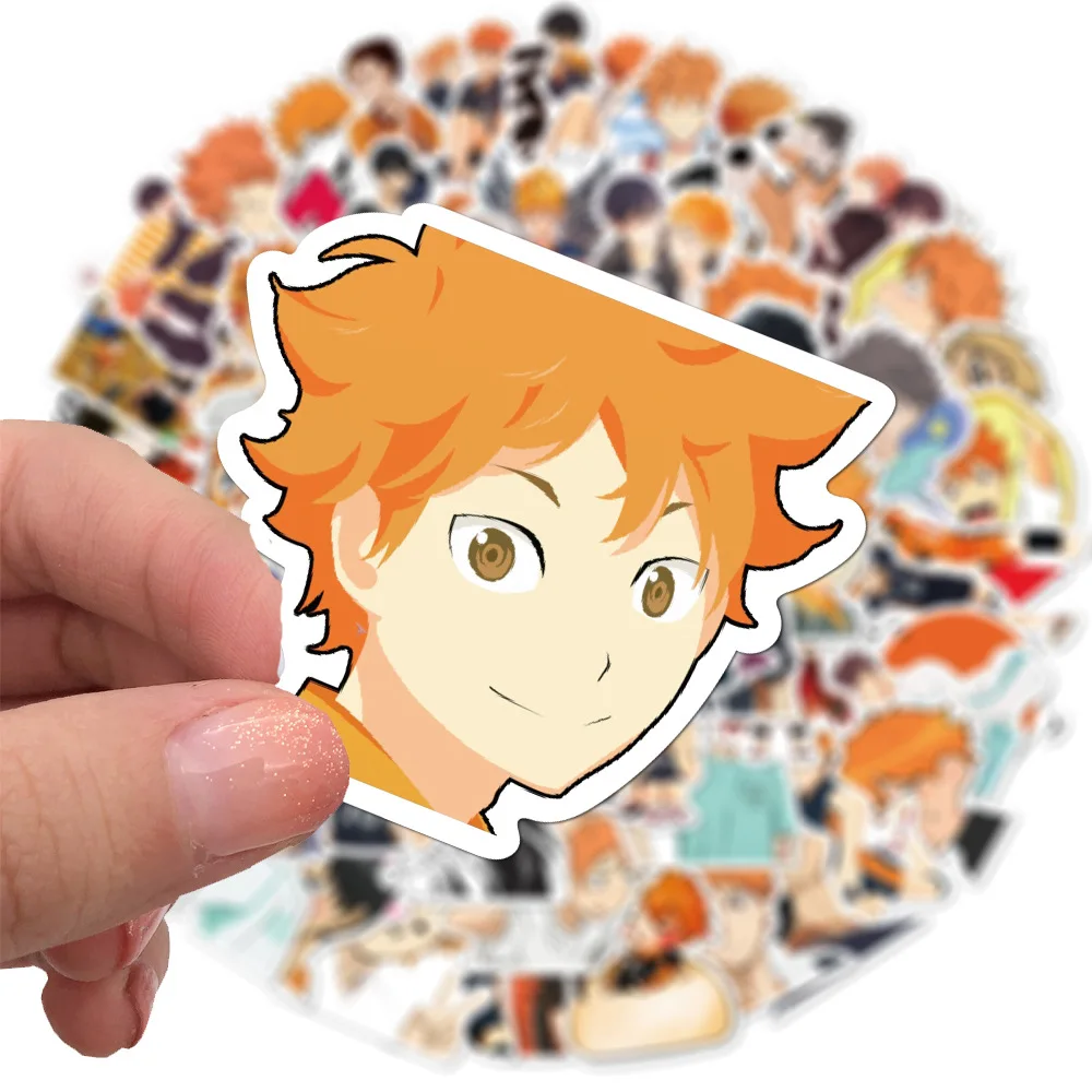 Pegatinas bonitas de Anime japonés, Haikyuu HinataShoyo KageyamaTobio álbum de recortes DIY diario planificador haikyuu pegatinas Papelería para