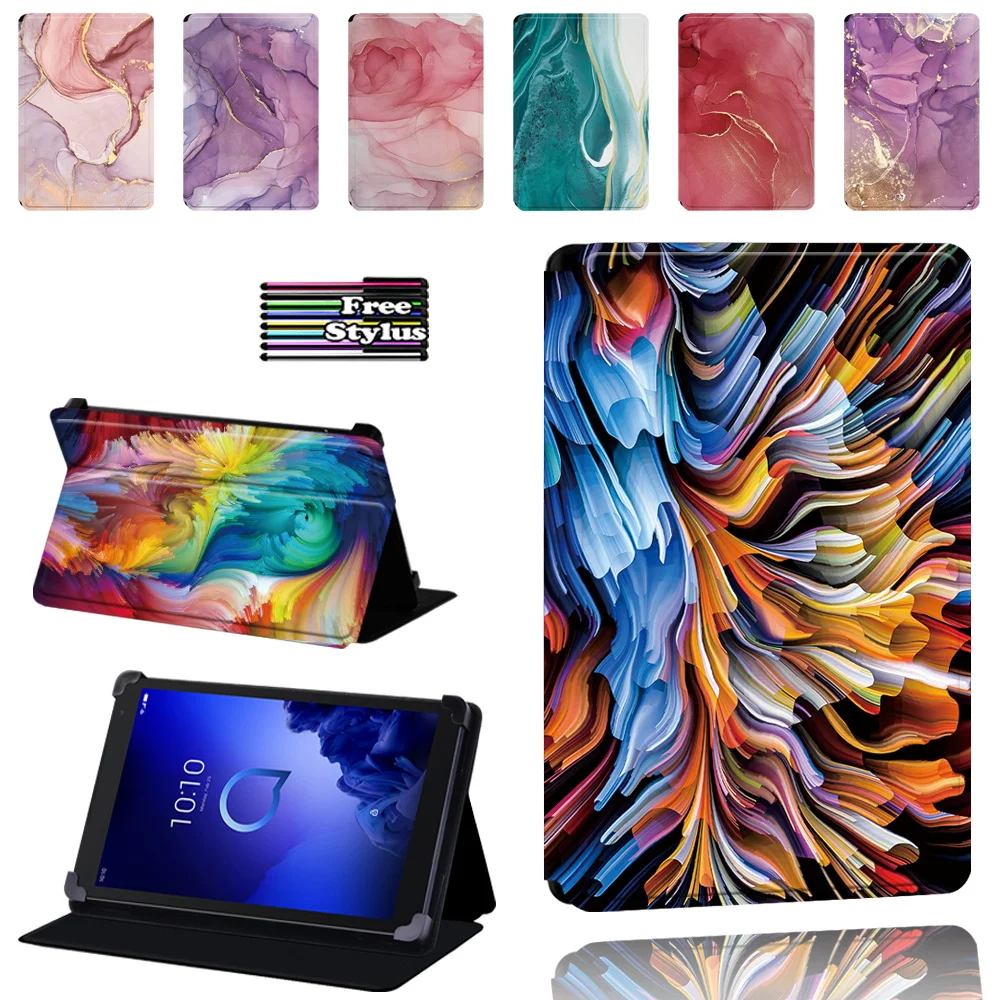 Case for Alcatel 1T 7 10/3T 8 10/A3 10 Tablet Stand Ultra Slim Cover + Free Stylus