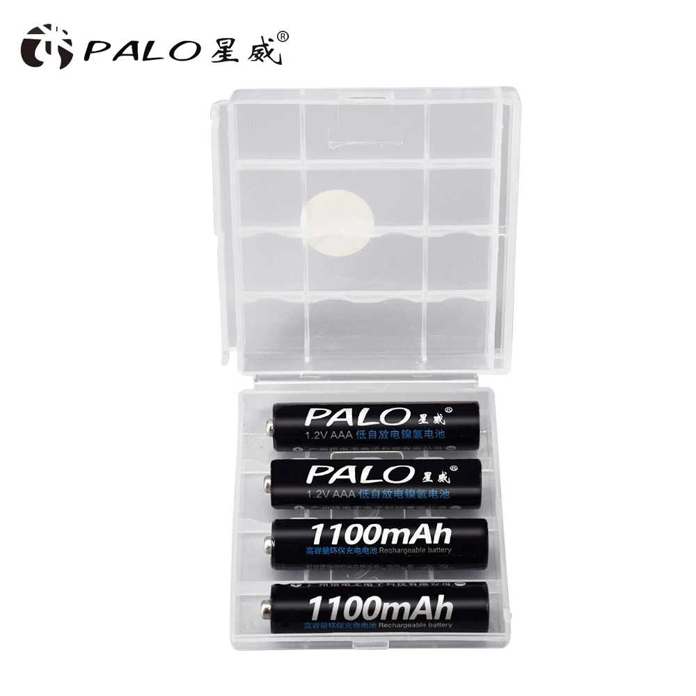 PALO AAA Battery 1.2v NiMH Rechargeable Battery 1.2V NiMH aaa For Electric remote Control car Toy RC ues