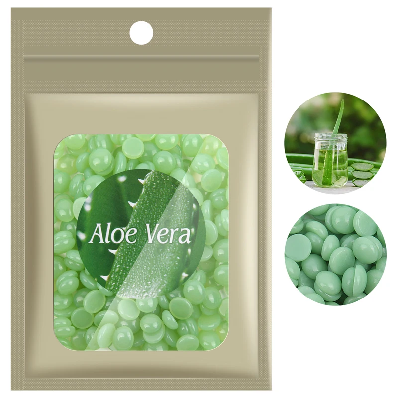 25g Painless Hair Removal Wax Balls Hot Film Hair Removal Unisex Solid Hard Wax Face Body Legs Arms Bikini Hair Removal