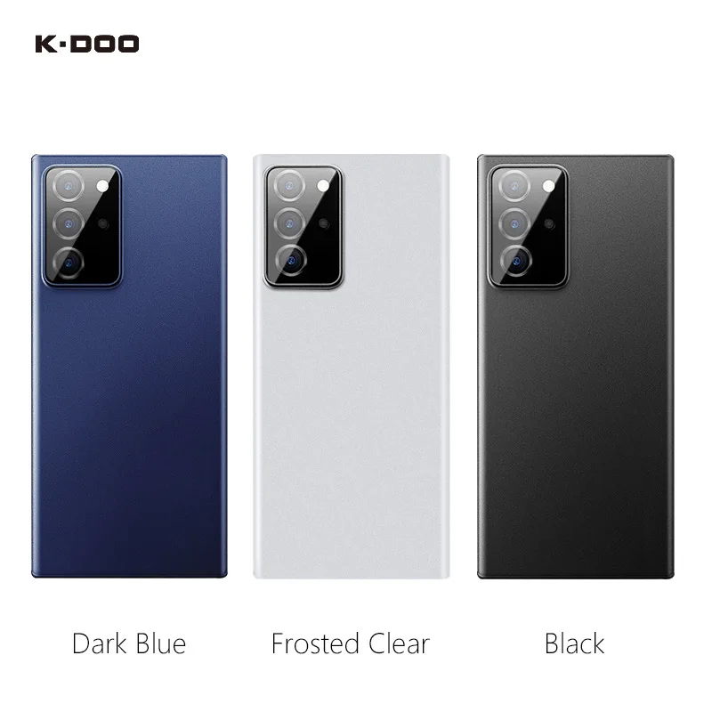 

K-DOO Air Skin Back Cover Frosted Matte Surface Cover Ultra Slim Extreme Thin Mobile Phone Case For Samsung Note20/Note20 Ultra