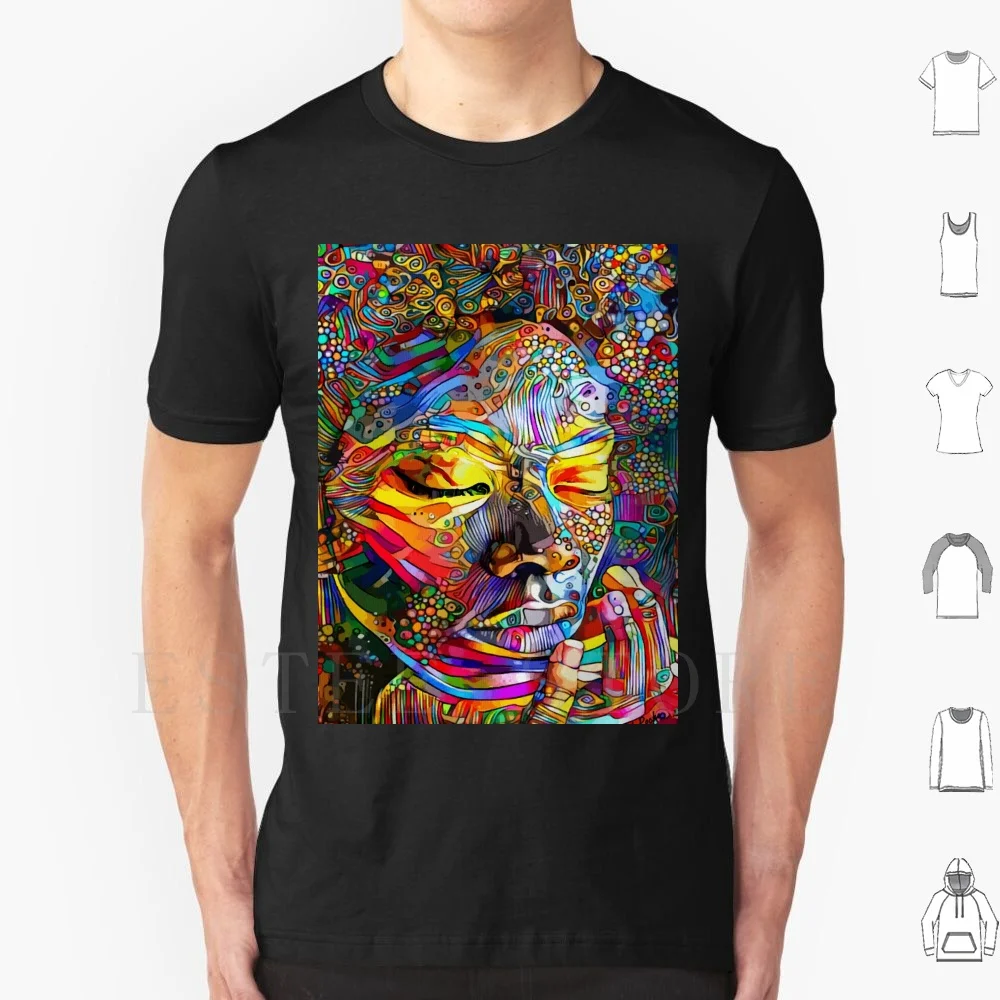 Olympe-Les Roche Paintings-Woman Face , Black Woman T Shirt Men Cotton 6xl Olympe Lés Roche Paintings Woman Face Black Woman