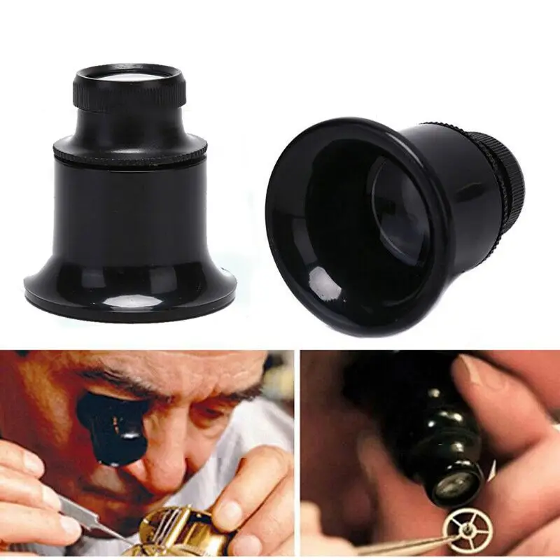 Monoculaire Vergrootglas 3X/5X/10X/15X/20X Draagbare Loep Lens Juwelier Horloge Dropshipping