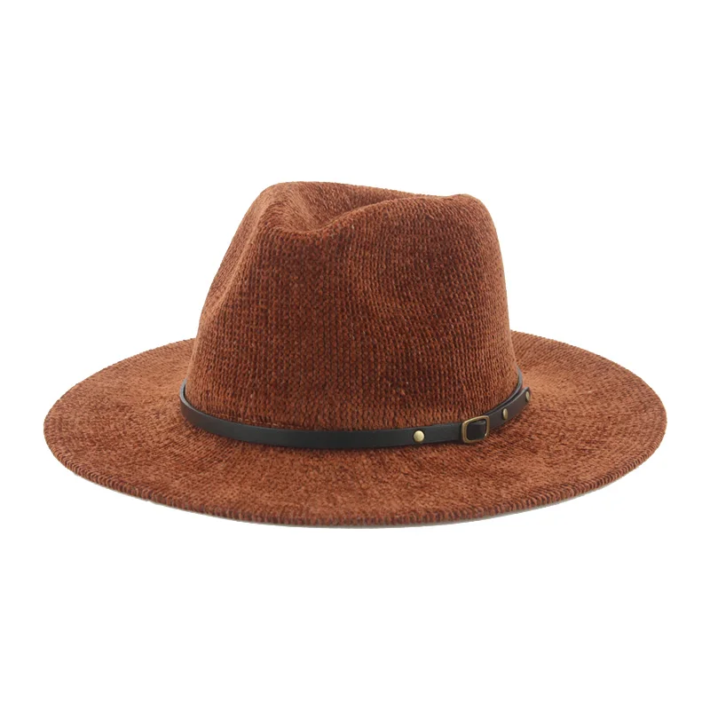 

Hats for Women Fedoras Corduroy Women Winter Hats Felt Accessories Hats for Men Autumn Winter Hat Chapeau Femme Chapeau Homme