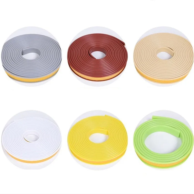 1M Self Adhesive pvc edge banding strip sealing tape 18mm U-shaped veneer sheets for Furniture Cabinet Desk Edge Guard protector image 2