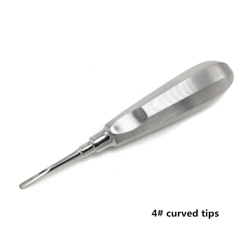 1Pcs Dental elevator Stainless Steel Tooth Elevator Dentist Tools Stright Curved Root Elevator Dental Lab Instrument