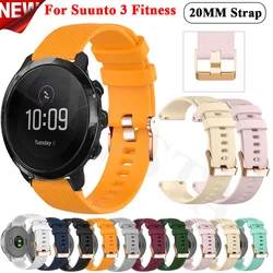 20mm Replacement Watchband For SUUNTO 3 Fitness Silicone Bracelet Wristband Strap For SUUNTO 3 Fitness Smart Watch Straps Correa