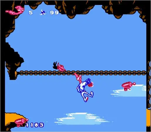 Earthworm jim 3 cartucho de jogo para nes/fc console