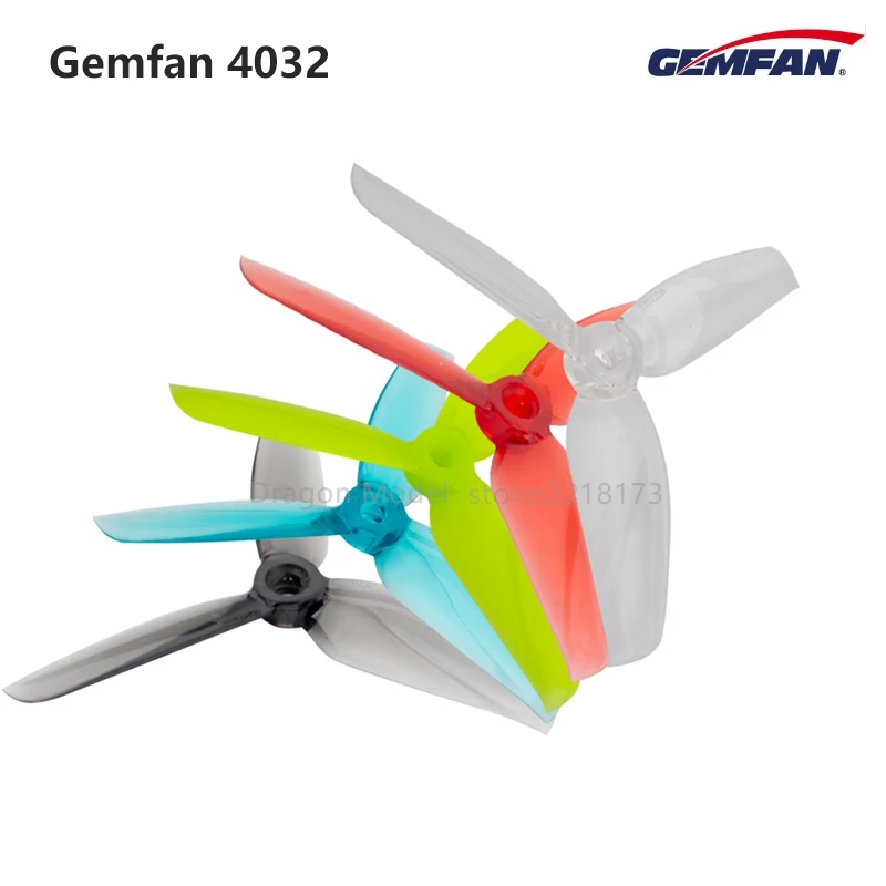 Gemfan WinDancer 4032 4x3.2x3 3-blade 4 Inch Propeller PC CW CCW RC Drone FPV Racing Brushless Motor