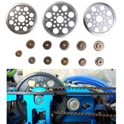 14 sztuk 18T-92T przekładnia silnika stopu aluminium Cog zębnika zestaw narzędzi zamiennik dla 1/10 Sakura CS S XIS D4 zdalnie sterowany Model samochodu DIY części