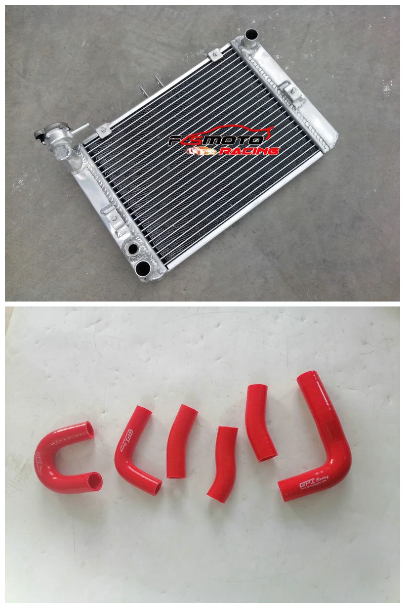 Aluminum radiator Racing for 1983-1986 Honda Magna VF1100C V65 VF 100C 1985 1984 + hose