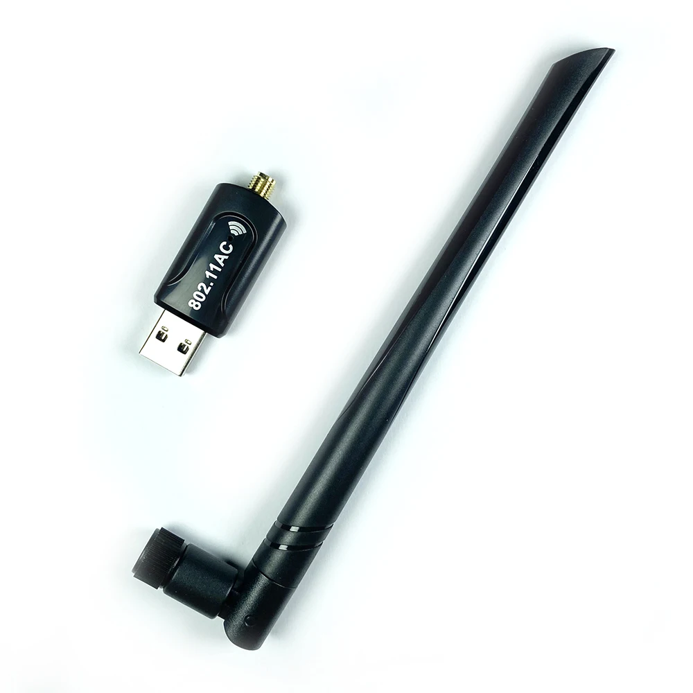 1200M Wireless Network Card RTL88123BU Driver-free 2.4G/5.8G USB3.0 Dual Band Wireless Network Card WiFi Receiver