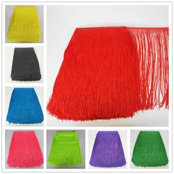 Beatiful 50cm Wide Lace Fringe Trim Tassel Fringe Trimming For Latin Dress Stage Clothes Accessories Tassel