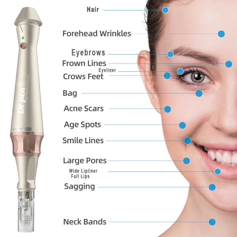 Dr.Pen Ultima E30 Professional Microneedling Wireless Wired Derma Pen Mesotherapy Bayonet Needle Cartridge Device Electric Stamp