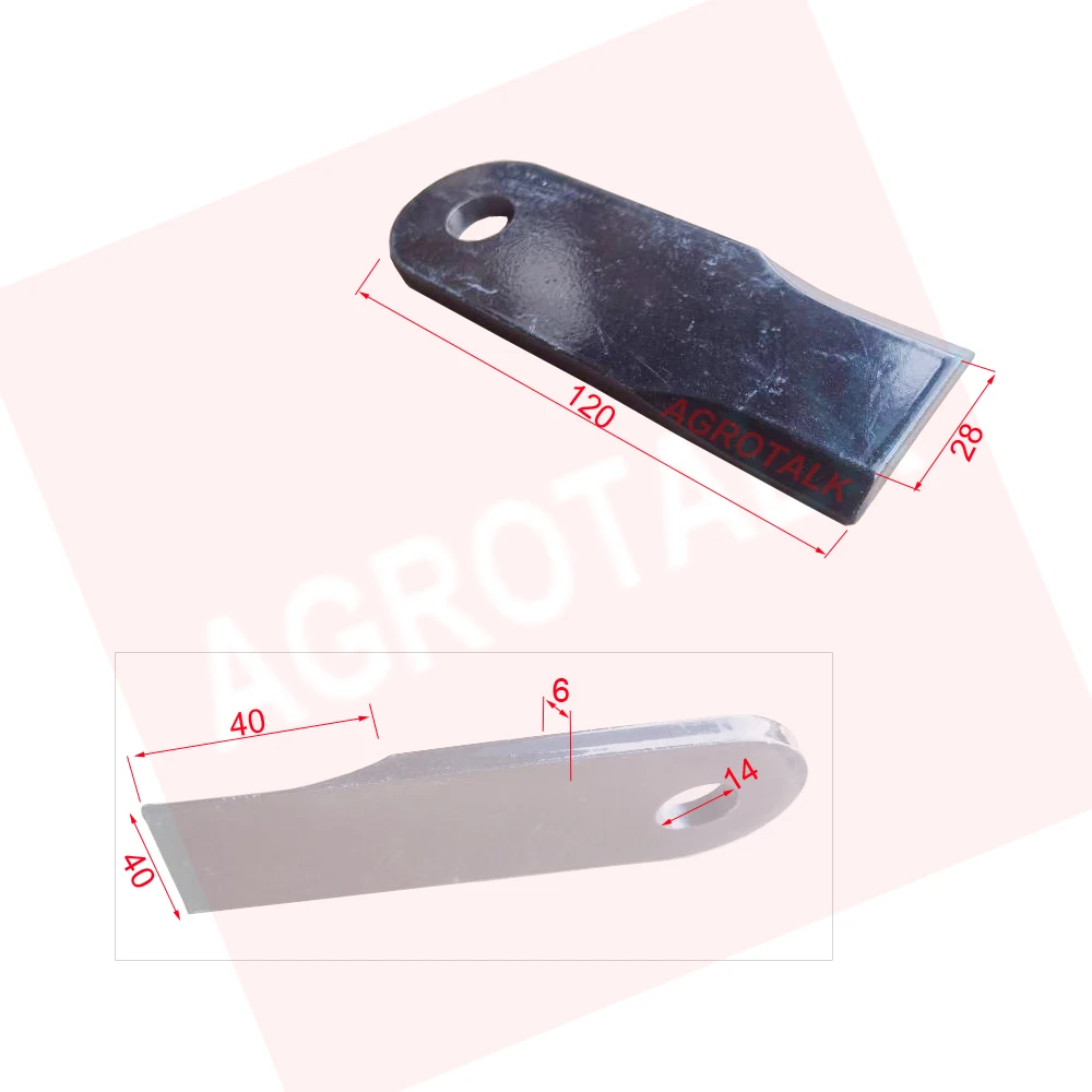 Blade for field mower like Pathfinder, please check the shape with dimenssions firstly