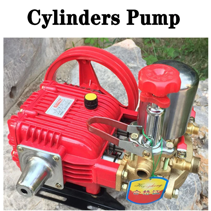 220V High Pressure Three Cylinders Pump Plunger Pump For Pesticide Spraying Machine pesticide sprayer