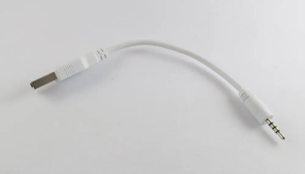 

10pcs USB A Male To 2.5mm Male Jack Plug Audio Data Cable For iPod MP3 MP4 White 17cm