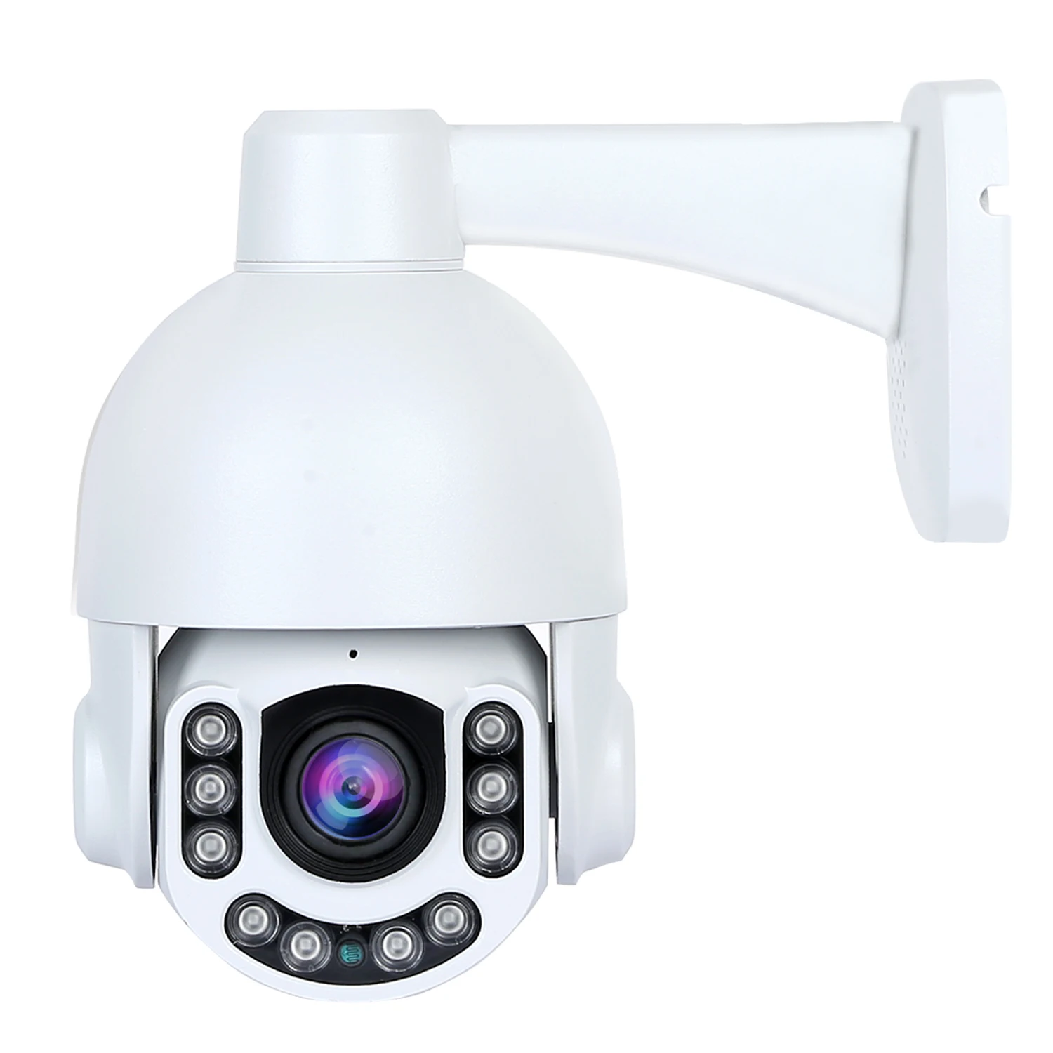 8MP CamHi Outdoor PTZ IP POE Camera Speed Dome 2.8-12mm Lens Two Ways AUDIO 4K Waterproof Security Network Camera