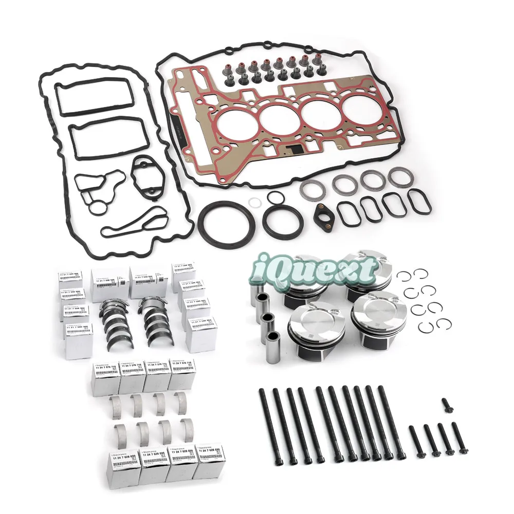 

Engine Overhaul Kit CR 10:1 for BMW 125i 320i 328i 428i 528i X1 X3 Z4 F10 F30 F33 E84 F25 N20 N26 2.0L Turbocharged Engine