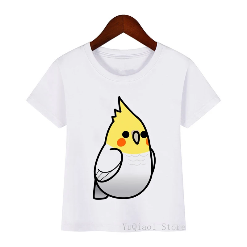 kawaii little birds t-shirt for girls boys kids clothes white short sleeve tshirt camisetas harajuku shirt tops for girls boys