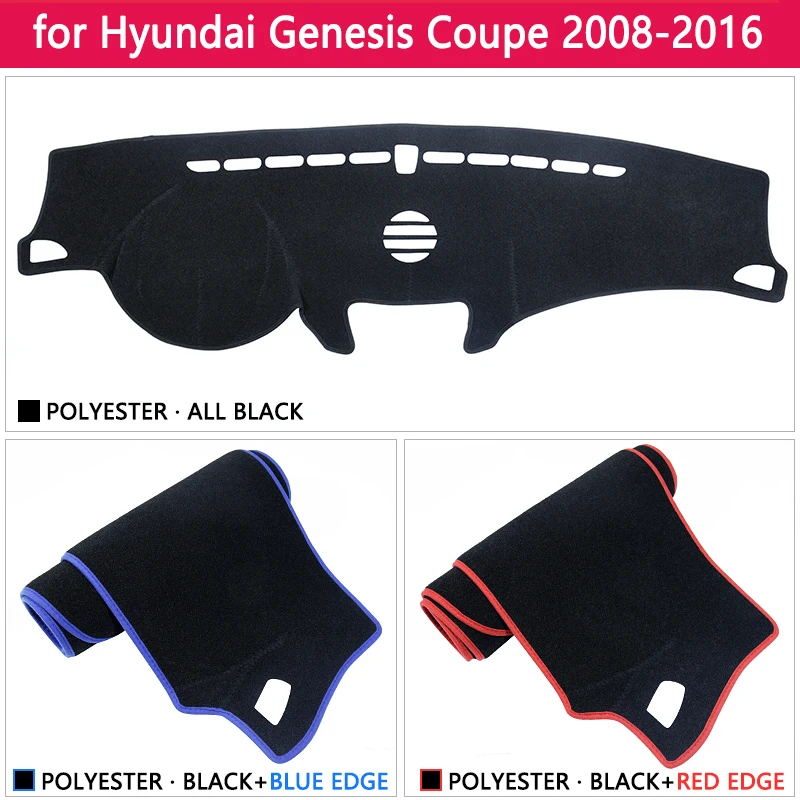 for Hyundai Genesis Coupe 2008 2009 2010 2011 2012 2013 2014 2015 2016 Anti-Slip Mat Dashboard Cover Pad Sunshade Accessories