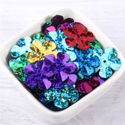 10g/Bag 14mm/20mm White Five Petals Flowers Sequins PVC Paillettes Sewing Wedding Craft  Lentejuelas Garments DIY Accessories