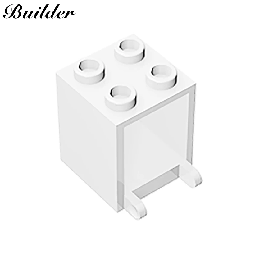 Little Builder 4345 Building Blocks 4pcs 2x2x2 Mailbox DIY Assembles Educational Particles Parts MOC Toys for Children