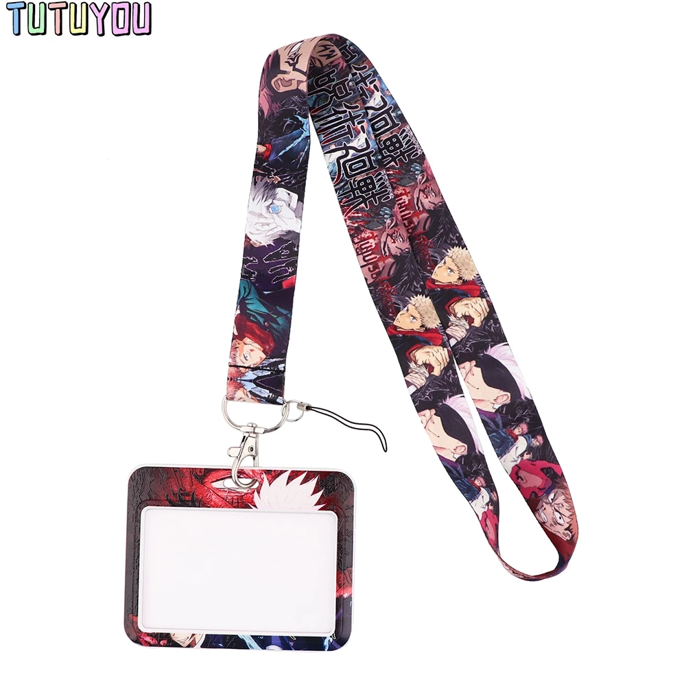 PC3117 Anime Boy Lanyard For Key Neck Strap Lanyard ID Badge Holder Key Chain Key Holder Hang Rope Key Rings Kids Fans Gifts