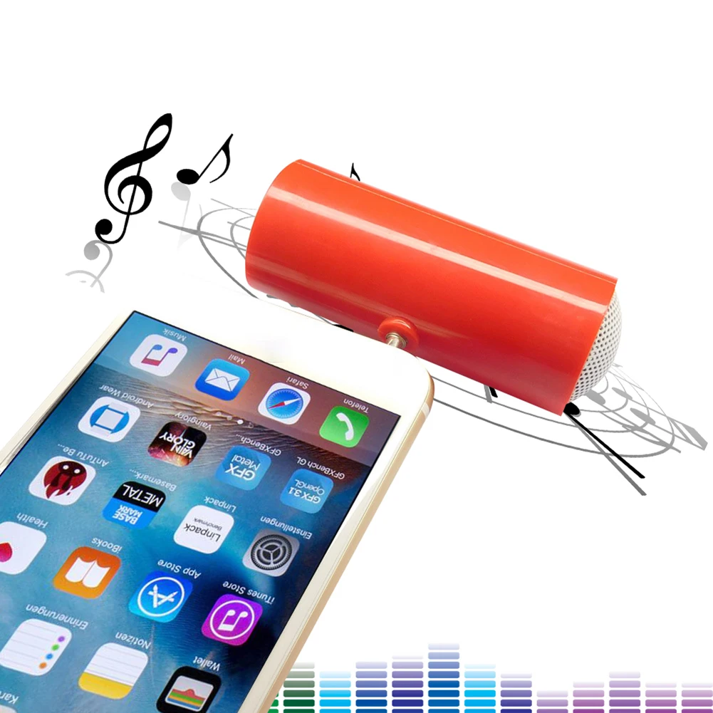 New Mini Portable 3.5mm Stereo Speaker Music Sound Amplifier for Mobile Phone Tablet