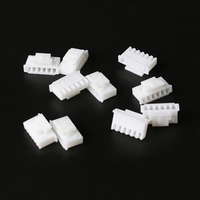 20Pcs XHB2.54 connectors male plug plastic shell Housing with buckle  2.54mm 2P 3 4 5 6 7 8 9 10PIN Insert Shell