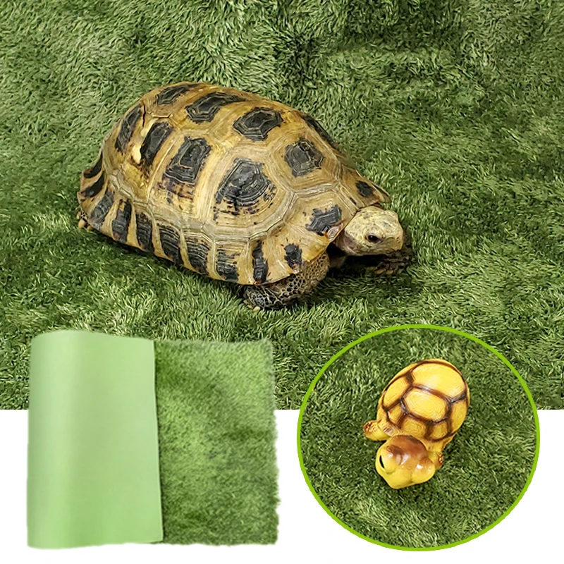 Thicken Double Layer Reptile Pets Moss Carpet Cushion Material Frog Tortoise Snake Lizard Mats Moisturizing Fake Lawn