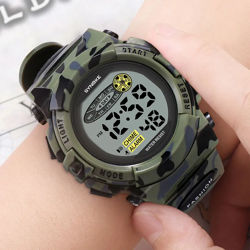 Kids Watch Child Wrist Watches Sports SYNOKE Brand Digital Electronics Clock For Children Boys Girls Students Wristwatches