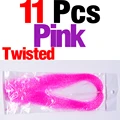 11Pcs Pink Twisted