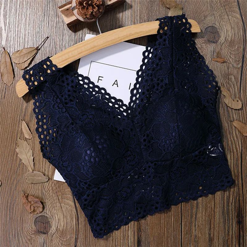 2019 Fashion Women Bralette Bra Female Tops Hot Sale Female Lace Strap Wrapped Chest Shirt Top New Underwear Bras For Women