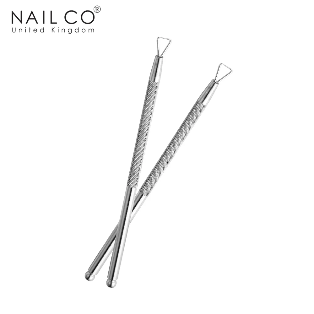 NAILCO 1PCS New Nail Planer High Quality Stainless Steel Manicure Nail Gel Polish Remove Cuticle Pushers Nails Tackle Nail Tools