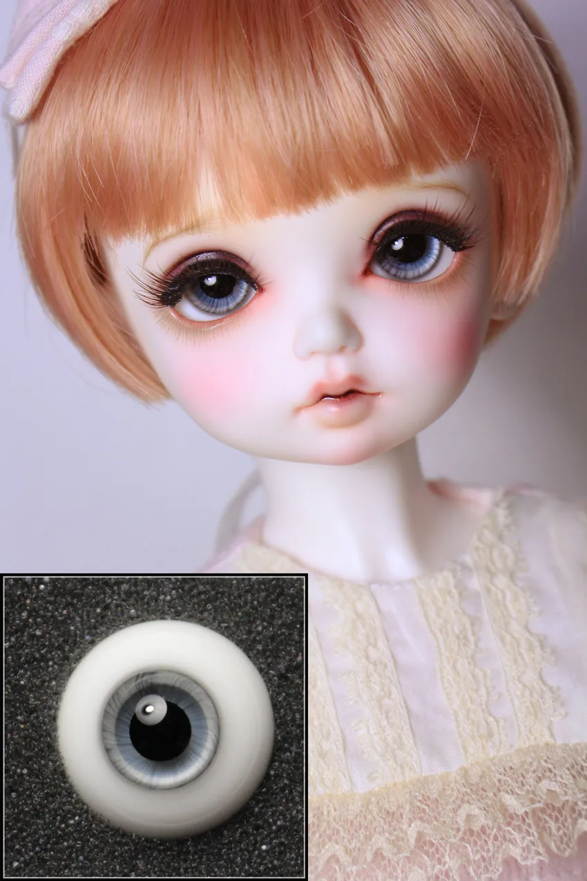 

Глазные яблоки BJD подходят для кукол 1/3, 1/4, 1/6, 12 мм, 14 мм, 16 мм, 18 мм с мелким радужным стеклом, серо-голубые