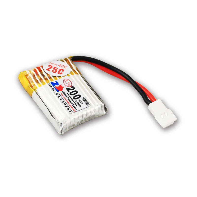 3.7v 200mAh akumulator li-po 602025 akumulator litowo-polimerowy 25C wysoki prąd do części miniaturowej helikopter