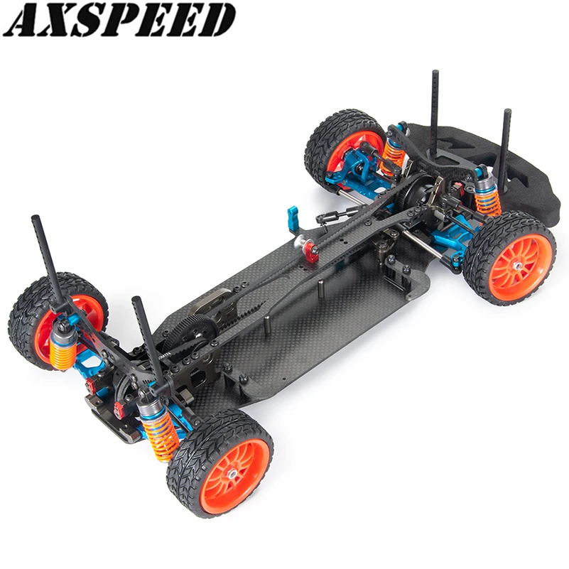 

AXSPEED RC Car Body Frame Alloy and Carbon Frame Body Wheels Set for 1/10 Sakura XIS Drift Racing Car Shaft Drive Upgrade Parts