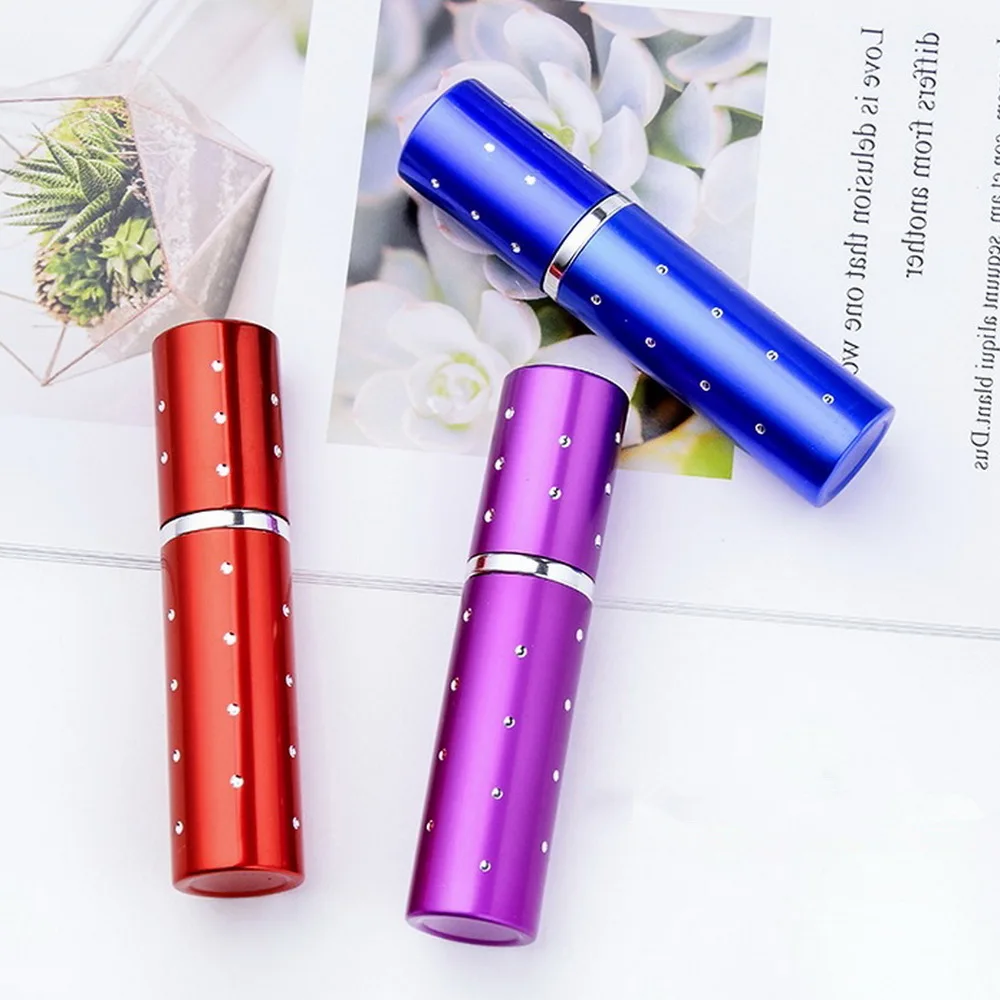 5ml Perfume Atomizer Empty Refillable Travel Portable Parfum Bottle Mini Aluminum Men Women Original Spray Cosmetic Containers