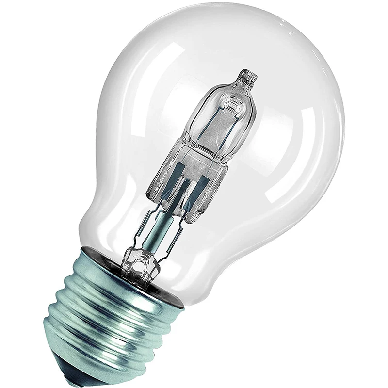 HoneyFly 50pcs A55 E27 Halogen Bulb 220V 100W 95*55mm 3000K Halogen Lamp Clear Replacement For Incandescent Lamp
