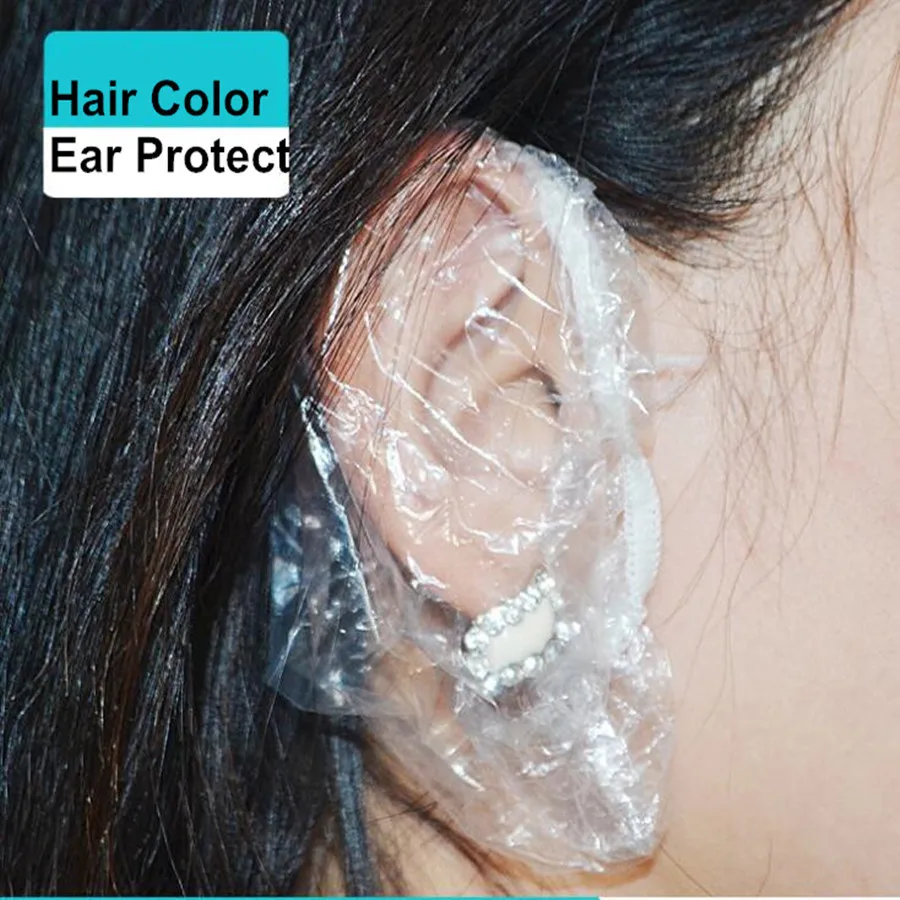 10pcs Disposable Hair Color Coloring Dye Dress Decorate Style Styling Ear Protector Care Tools Accessories