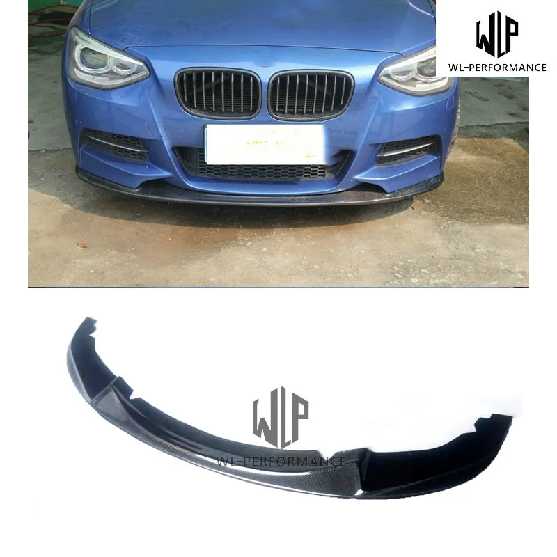 F20 Mt High Quality Carbon Fiber Front Lip Bumper Splitter Diffuser for Bmw F20 M-tech 1 Series M135i Car Styling 12-16