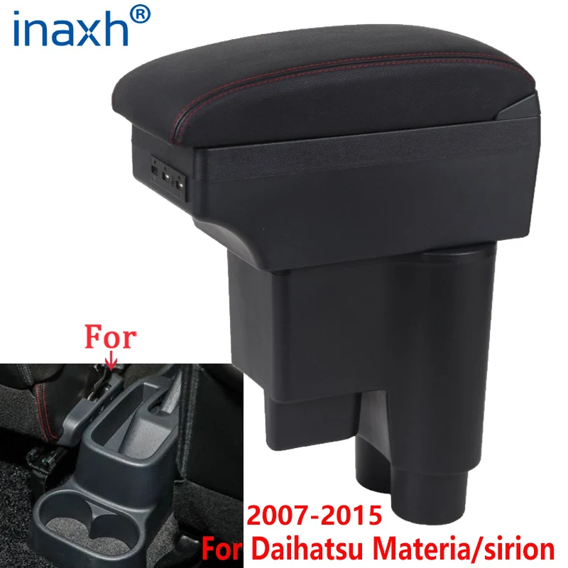 For Daihatsu sirion Armrest For Daihatsu Materia Car Armrest box central Store content Storage box Arm Auto parts 2007-2015