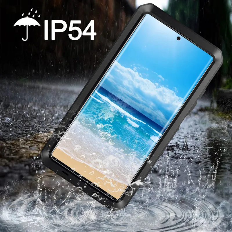 Rugged Metal Shockproof Case For SAMSUNG Galaxy Note 20 10 9 8 S23 S22Ultra S21 S20 S10 Military Grade Full Body Protective Case